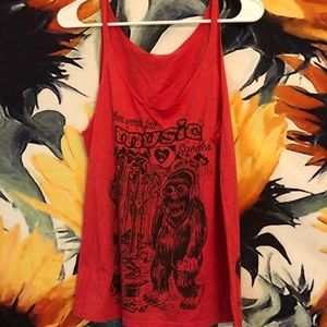 “when words fail music speaks” tank top